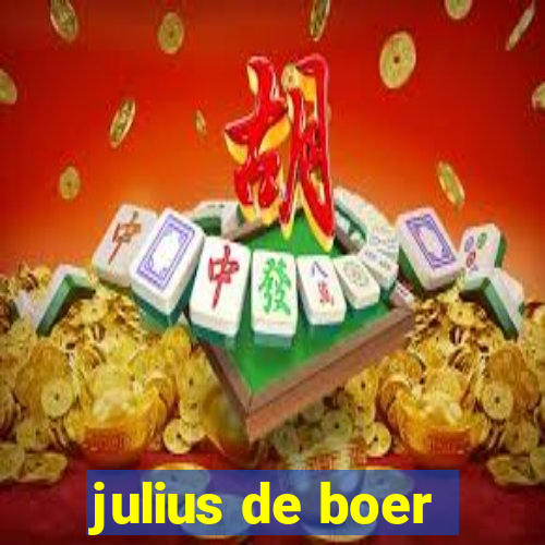 julius de boer